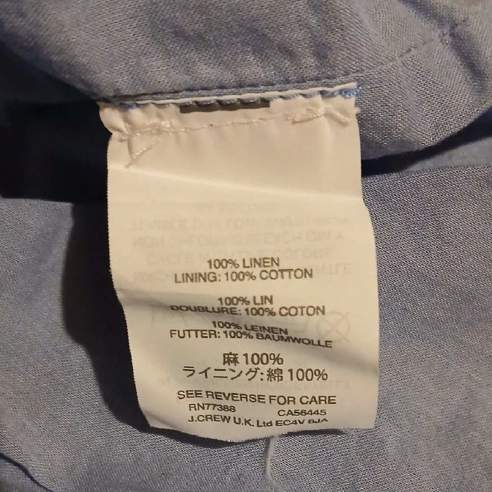 J. Crew Light Blue A-Line Skirt